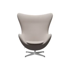 Ægget™ 3316 loungestol, Christianshavn 1120 light beige/satin brushed aluminium