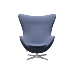 Ægget™ 3316 loungestol, Christianshavn 1151 light blue uni/satin brushed aluminium