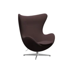Ægget™ 3316 loungestol, Christianshavn 1135 blue/orange/satin brushed aluminium