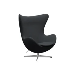 Ægget™ 3316 loungestol, Christianshavn 1173 grey/satin brushed aluminium