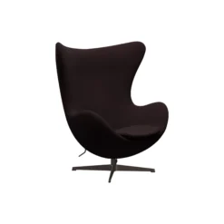 Ægget™ 3316 loungestol, Christianshavn 1141 red/satin brushed aluminium