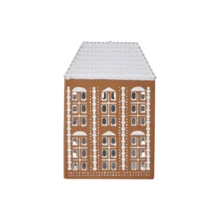Gingerbread lyshus stor, brun