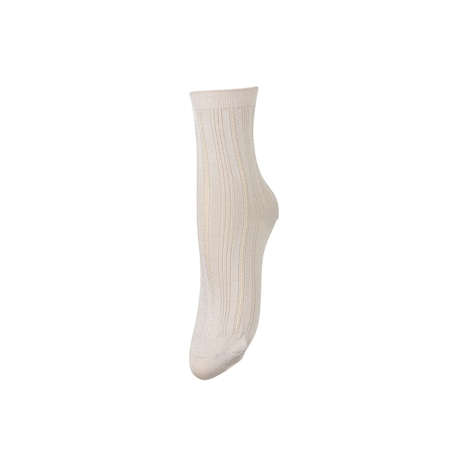 Glitter Drake Sock, sand dollar