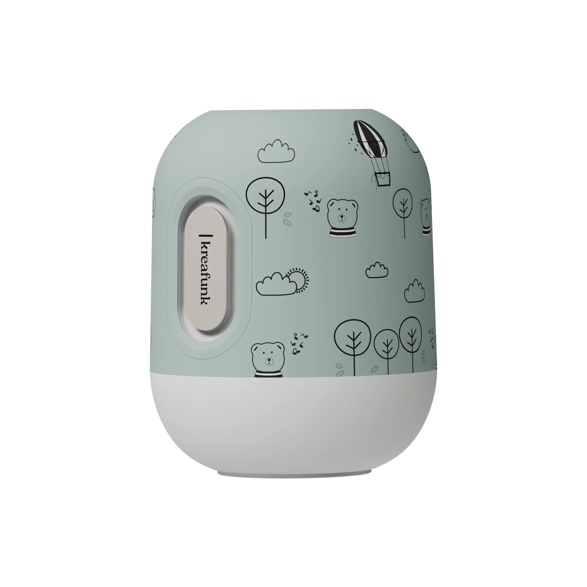 Glowie Bluetooth højttaler og lampe, dusty green