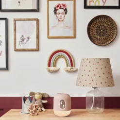 Glowie Bluetooth højttaler og lampe, dusty rose