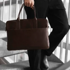 GrantMBG Laptop Bag, espresso brown