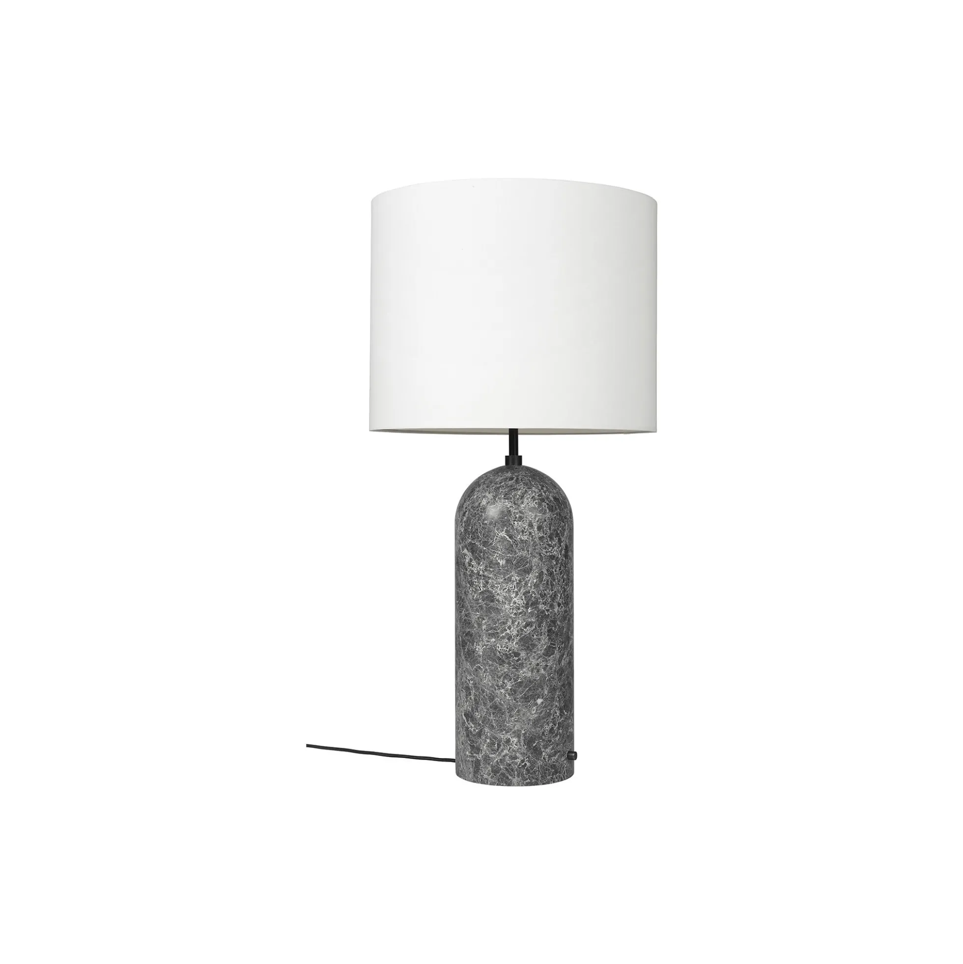 Gravity XL Floor Lamp, grey marble/white