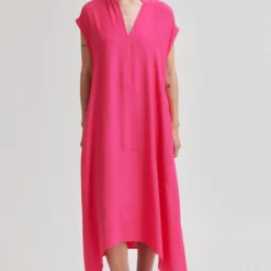 Grenoble Dress, raspberry sorbet