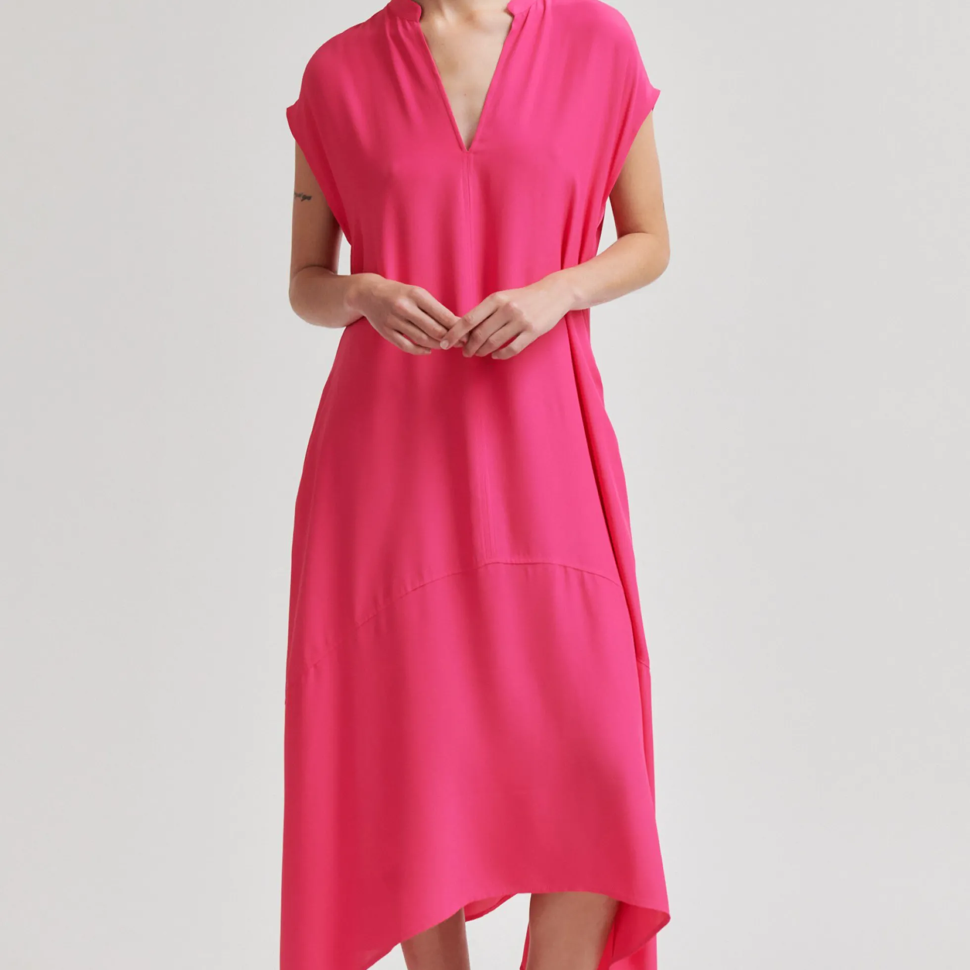 Grenoble Dress, raspberry sorbet