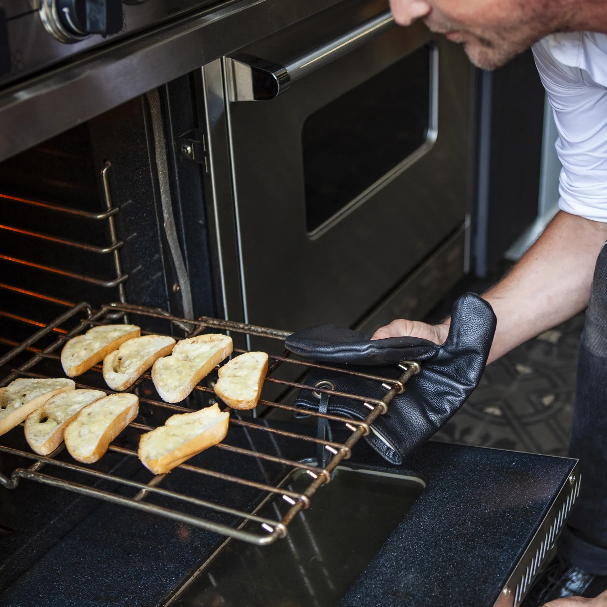 Grillhandske, black