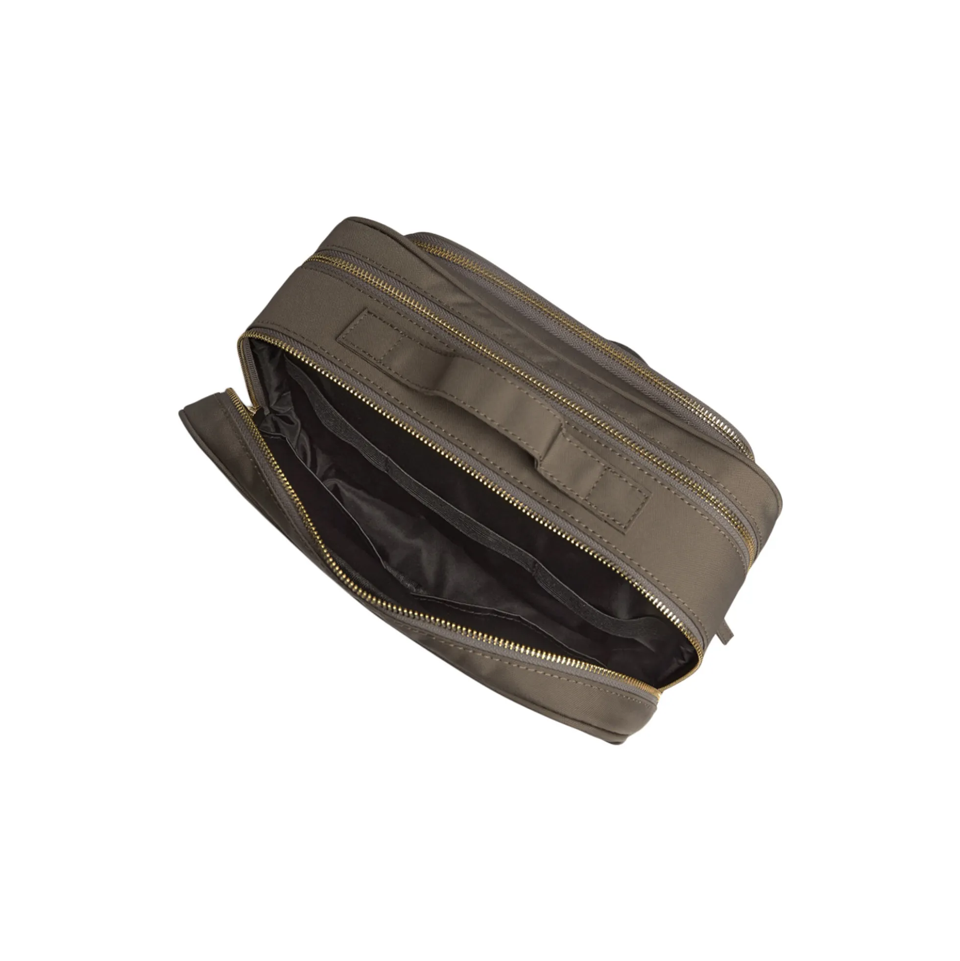GuardMBG Toiletry Bag Rec., walnut w/gold