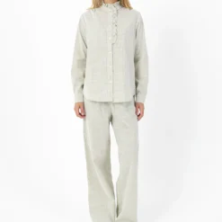 GWEN long pants, green stripe