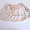 Hagesmække med lomme 2-pak, windflower creme/blossom pink