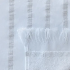 Hammam håndklæde, sand beige striber
