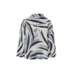 Harukaze a-formet jakke, zebra rose