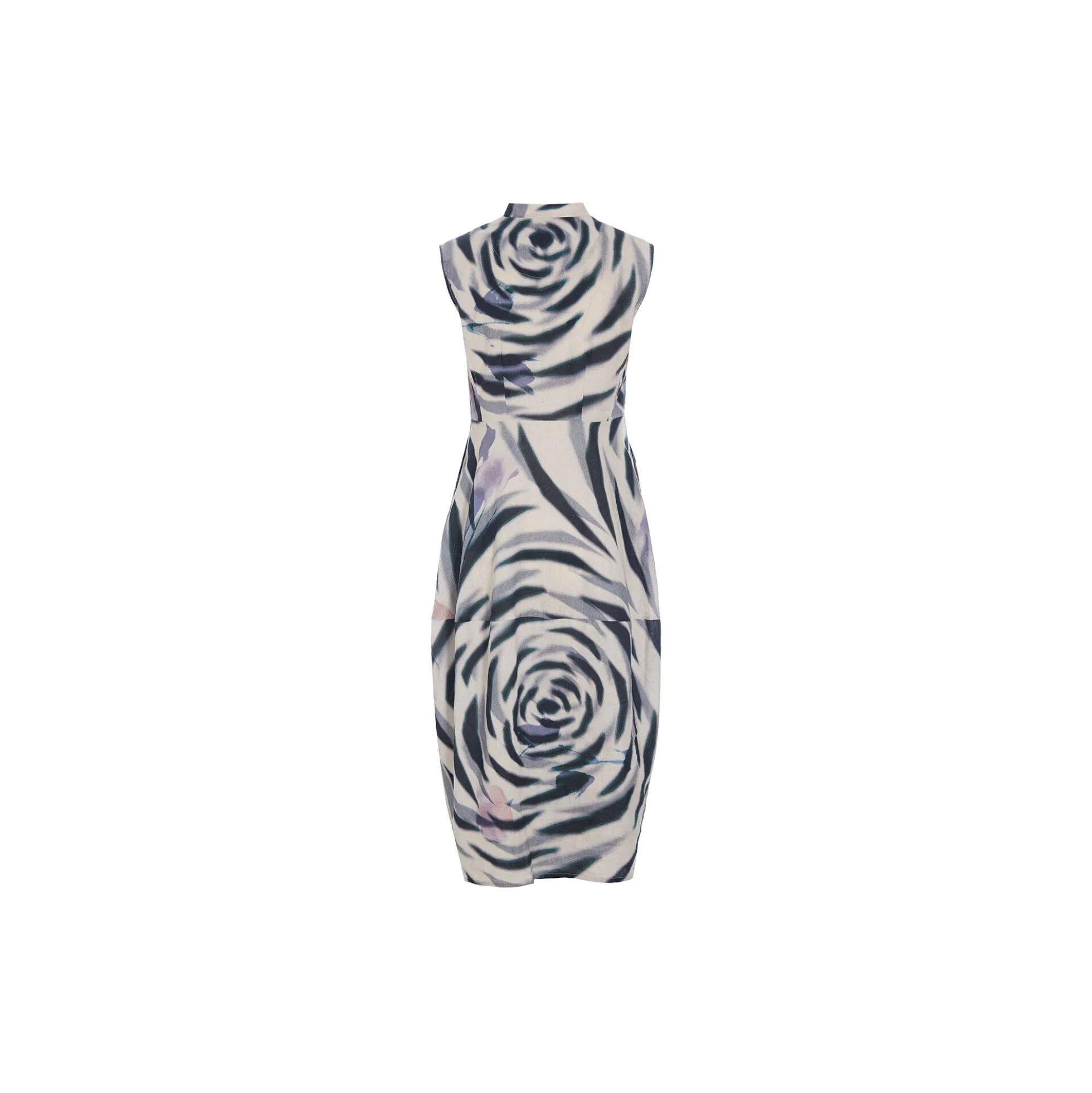 Harukaze ærmeløs kjole, zebra rose