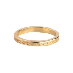 Heart Ring, forgyldt