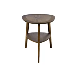 Heart Table, olieret røgbejdset eg