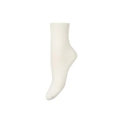Helga Crochet Sock, white