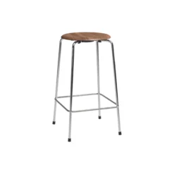 High Dot™ counterstol, lacquered walnut