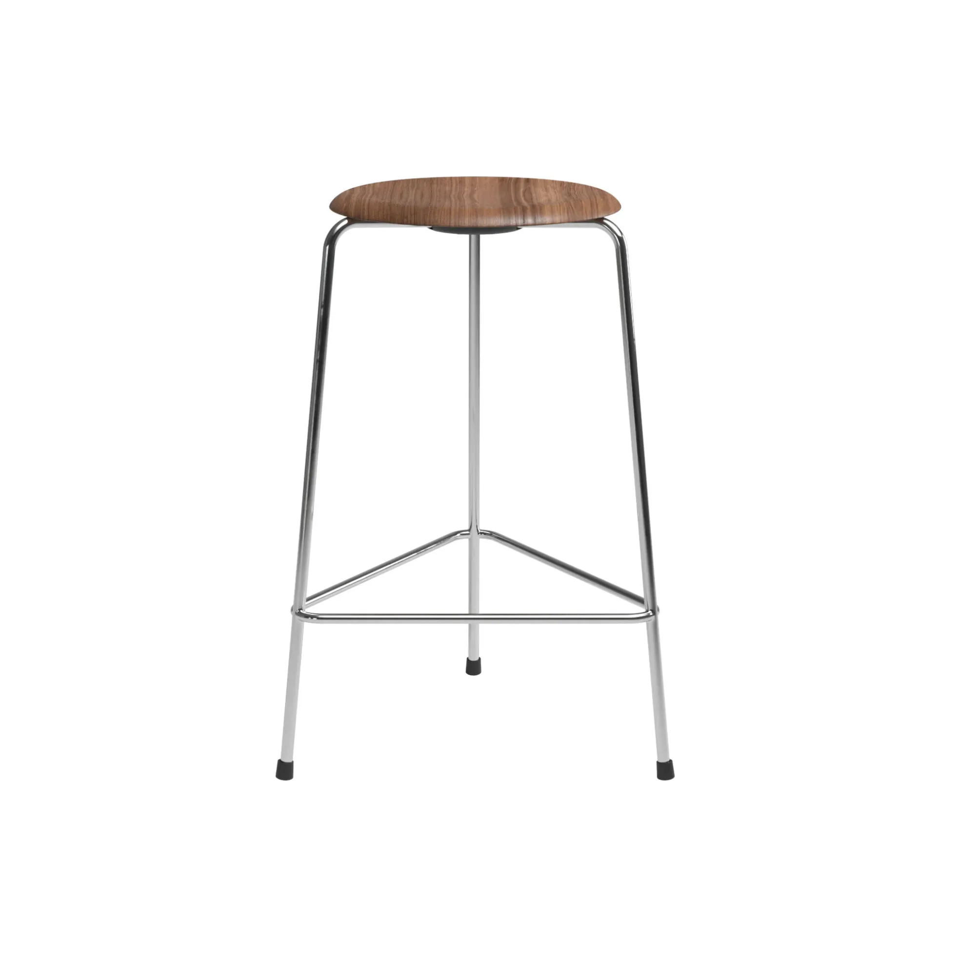 Hight Dot™ counterstol, lacquered walnut