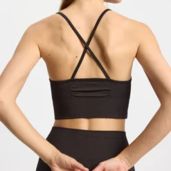 Hilde Seamless sports bra, almost black