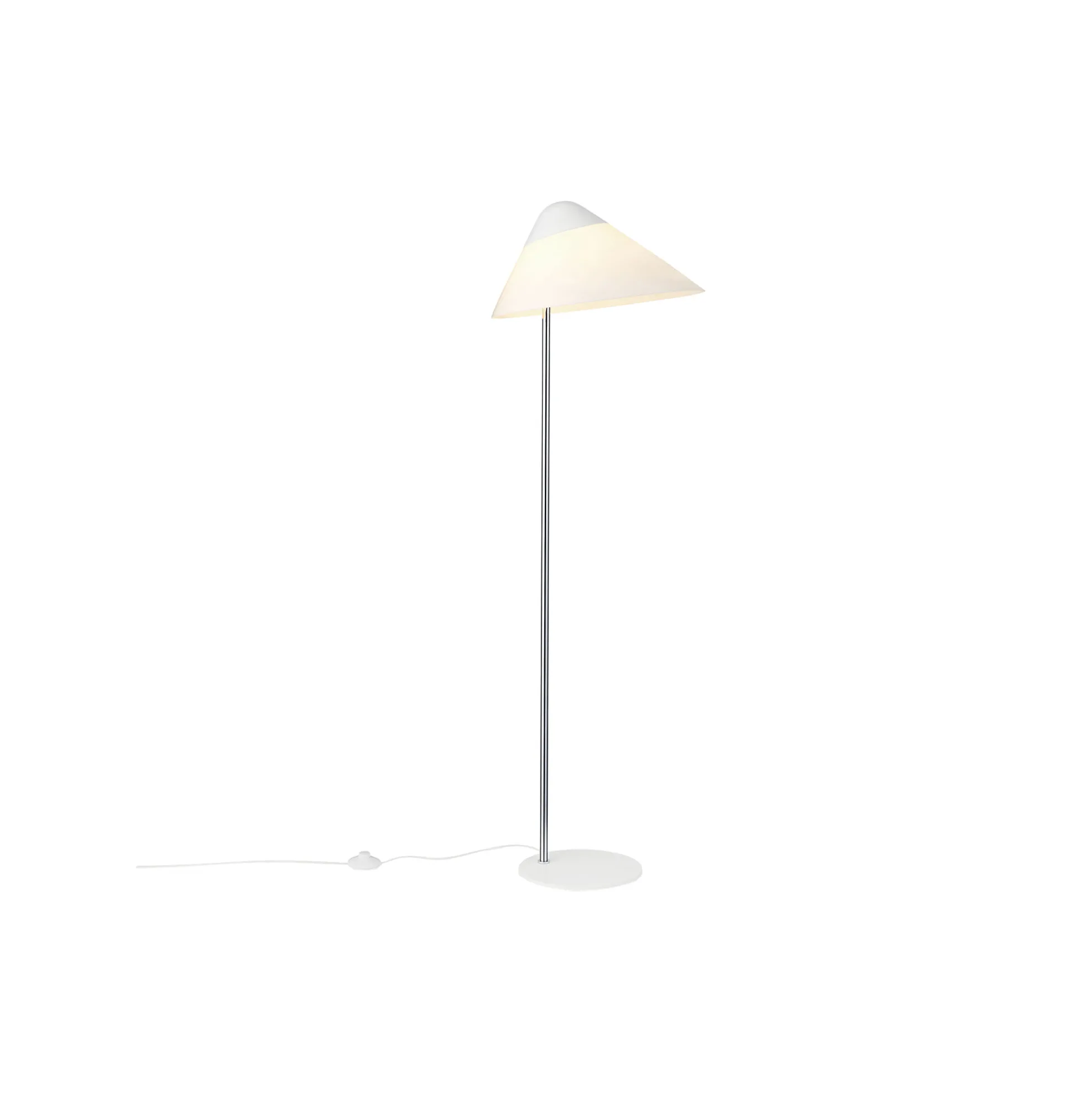HJW03 Opala gulvlampe, hvid