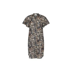 427HMMinna shirt dress, earthy paisley print