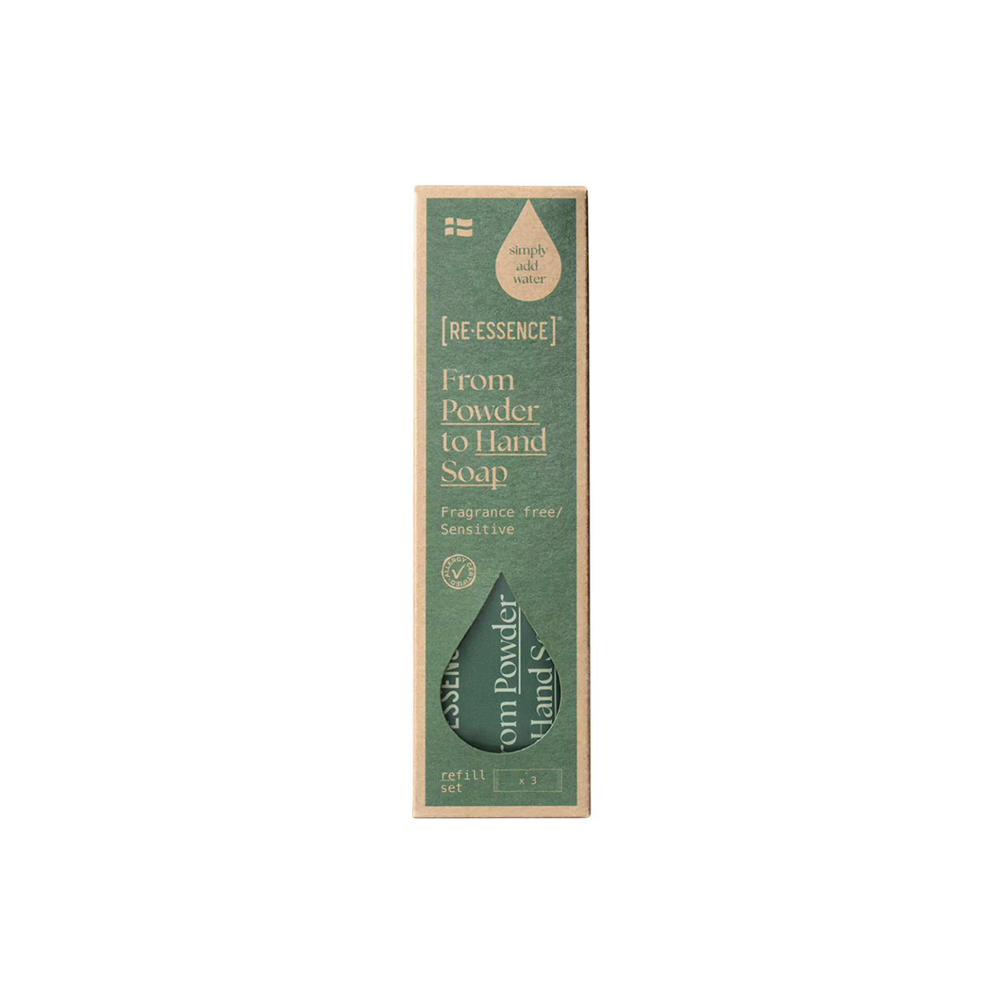 Håndsæbe refill-sæt 3 stk., parfumefri/sensitiv