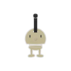 Hoptimist Bag tag, latte