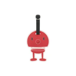 Hoptimist Bag tag, red