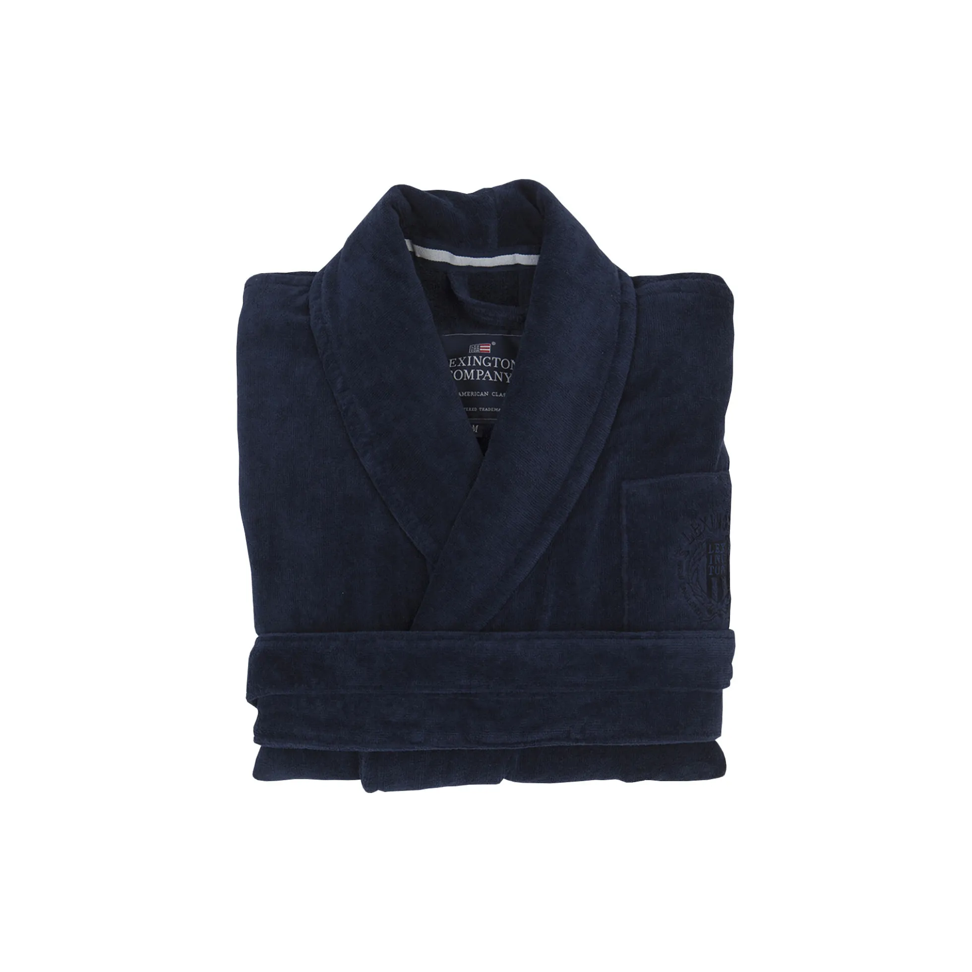 Hotel Velour badekåbe, dress blue