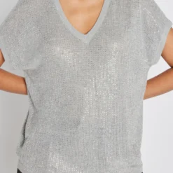 HoweaBBMarlee Glitter knit, silver
