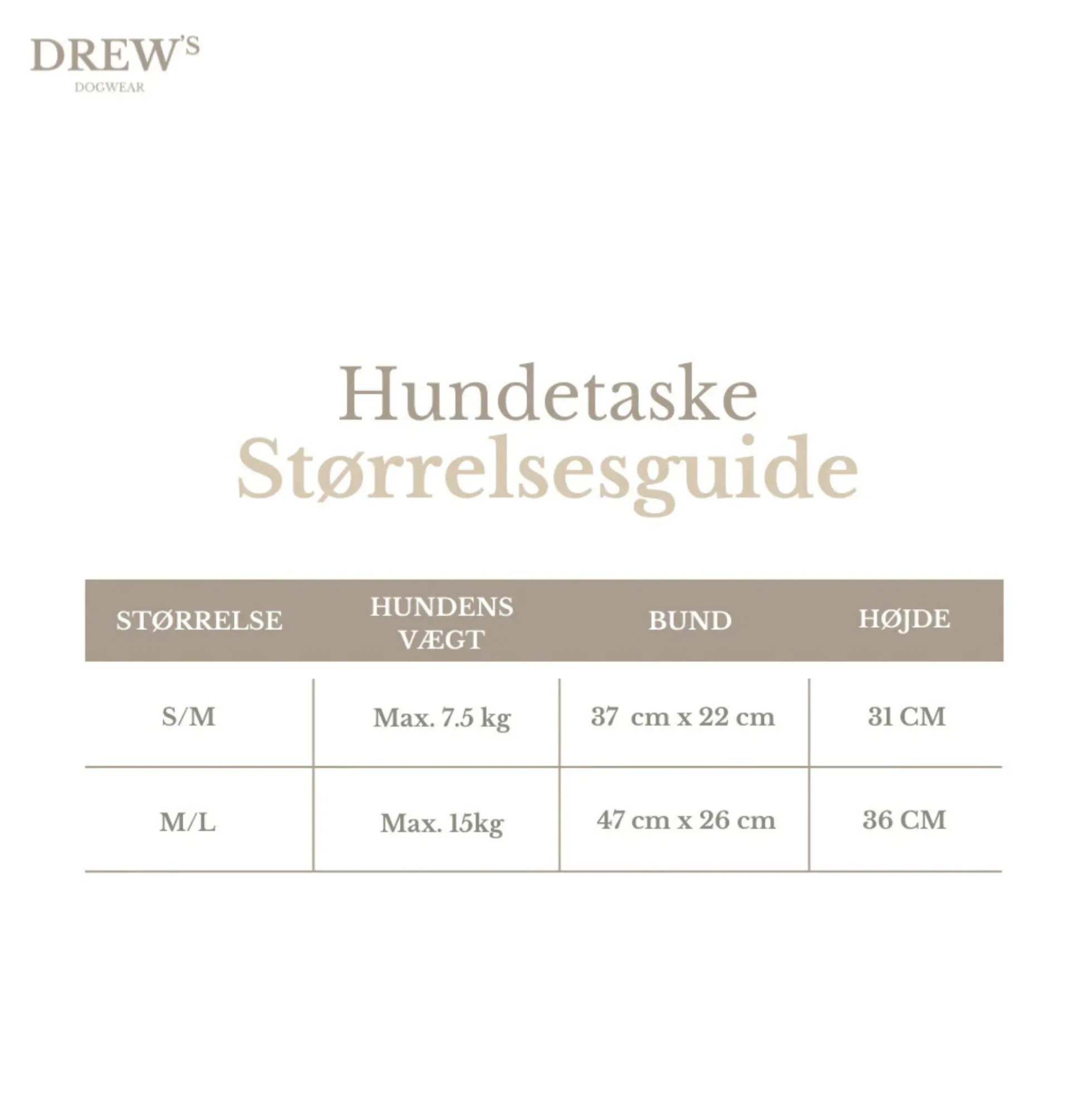 Hundetaske med teddy inderfor, aspen