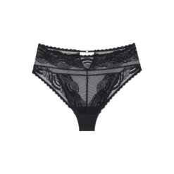 Hypnotic Spotlight High Leg Brazilian, black