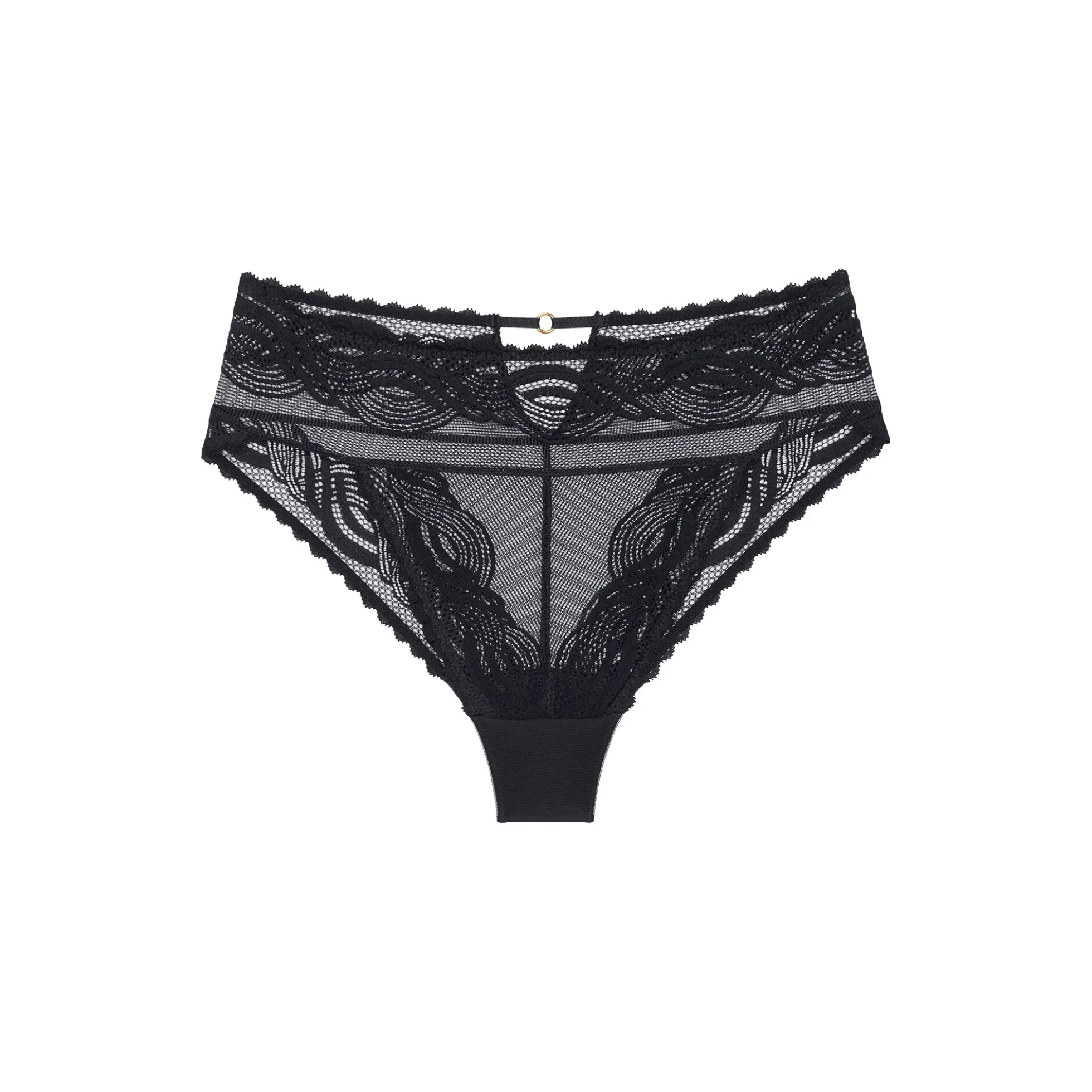 Hypnotic Spotlight High Leg Brazilian, black