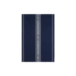 Icons cotton jacquard star kitchen towel, dress blue/white