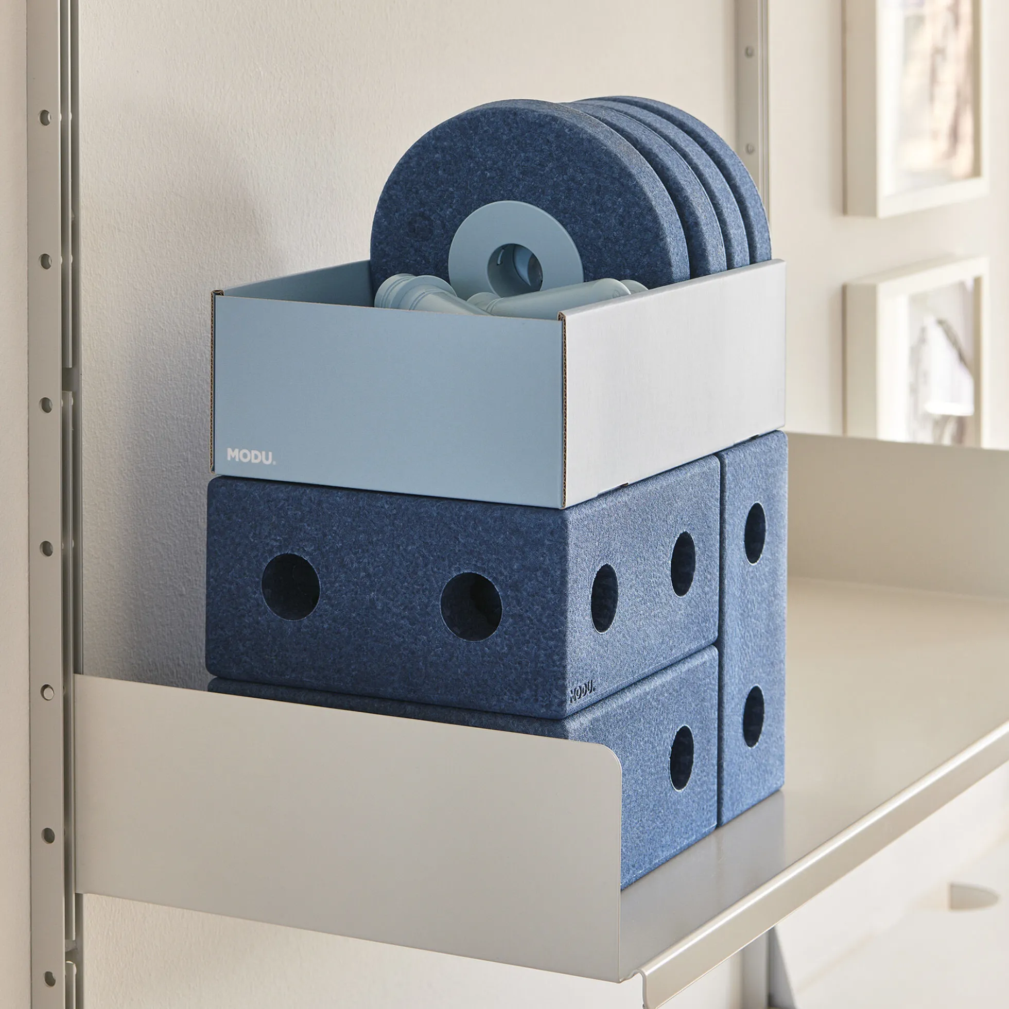 3-i-1 Gåvogn, deep blue/sky blue