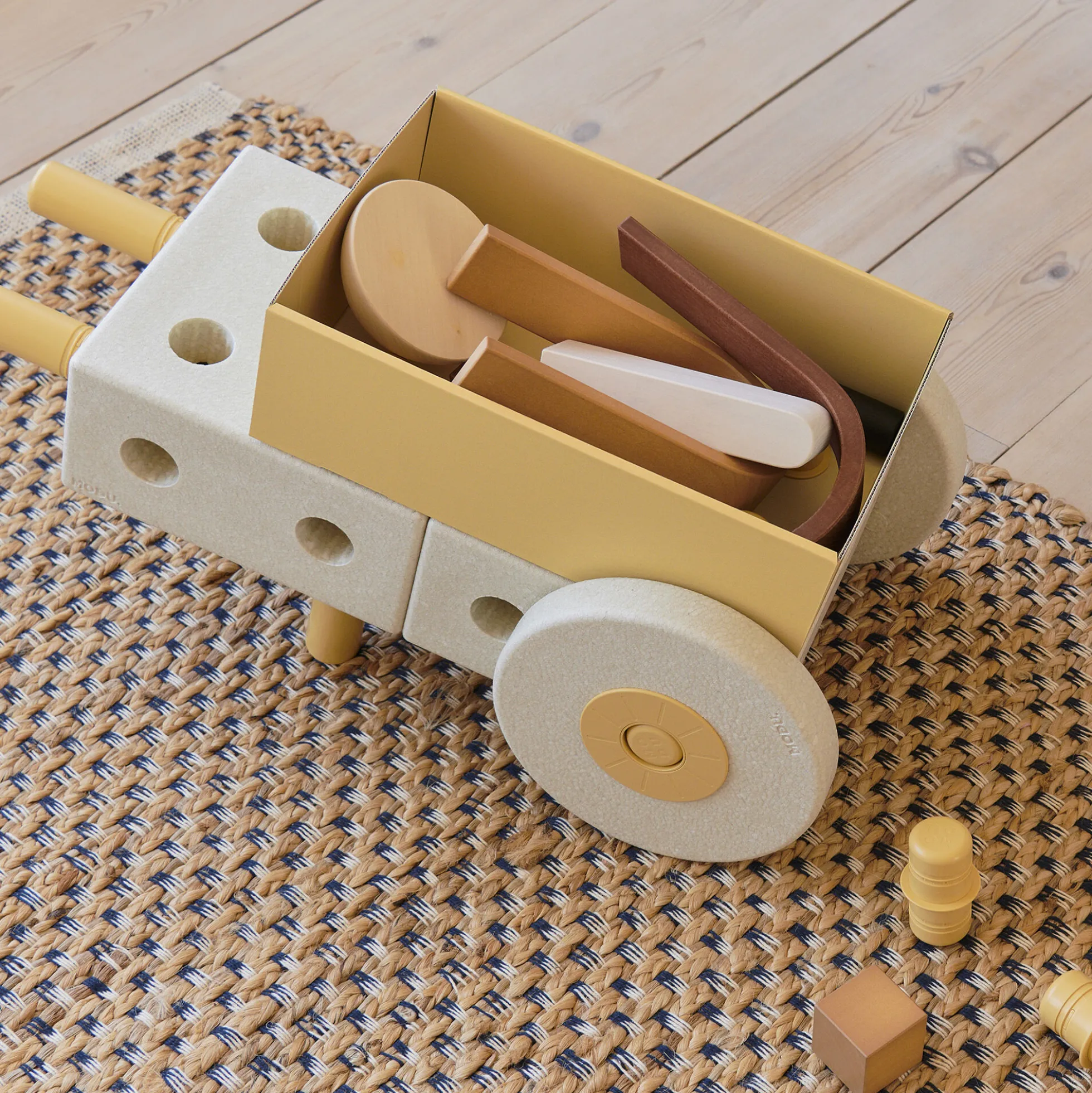 3-i-1 Gåvogn, sand grey/honey yellow