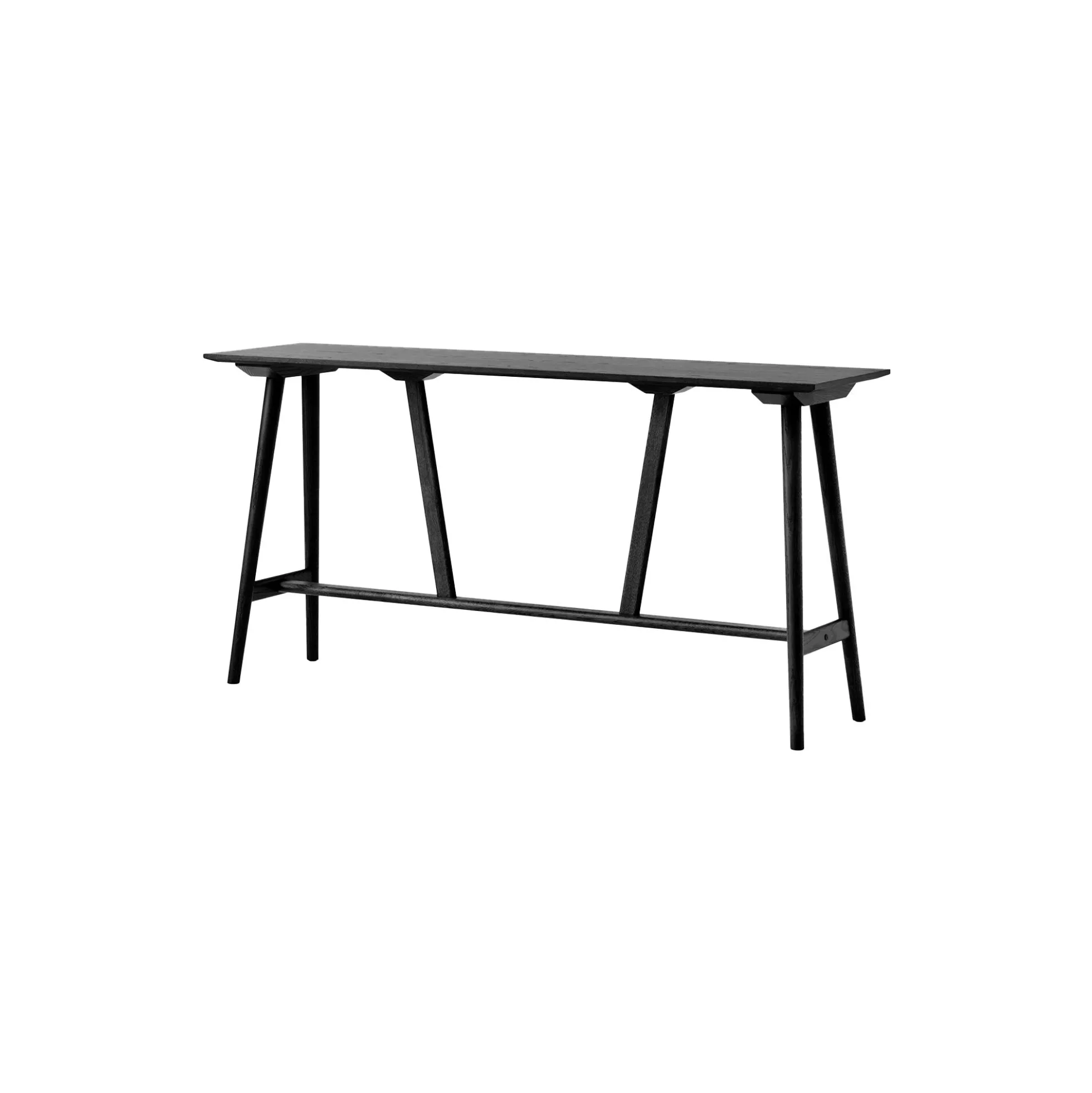 In Between SK25 Counter Table, black laquered oak