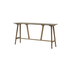In Between SK25 Counter Table, smoked lacquered oak