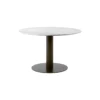 In Between SK19 spisebord, Bianco Carrara/bronzed