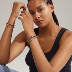 INDIE armbånd, brown mix