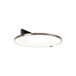INLAY ROUND C3 loft-/væglampe, matt black/satin gold
