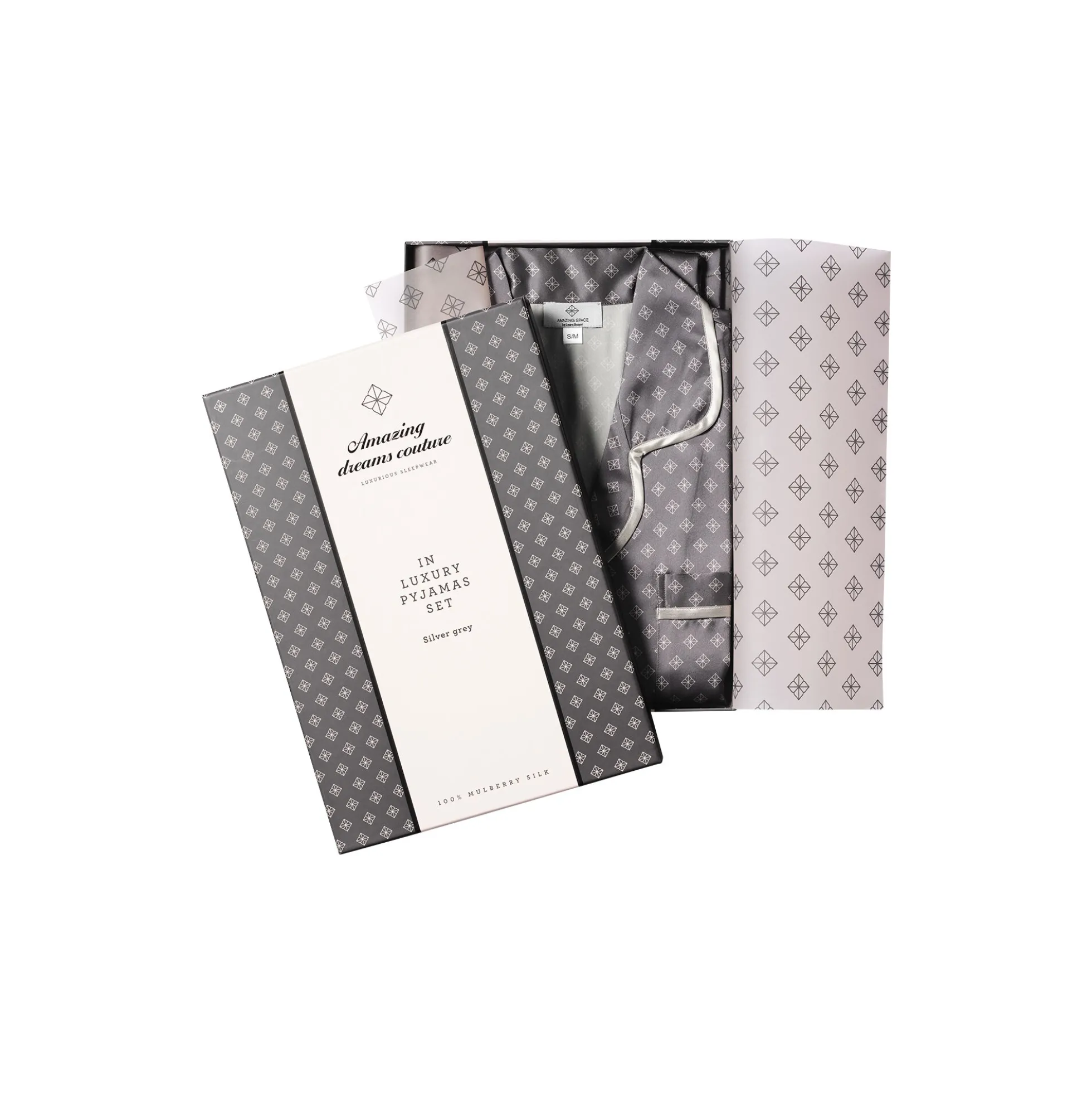 In Luxury Pyjamas, silver grey