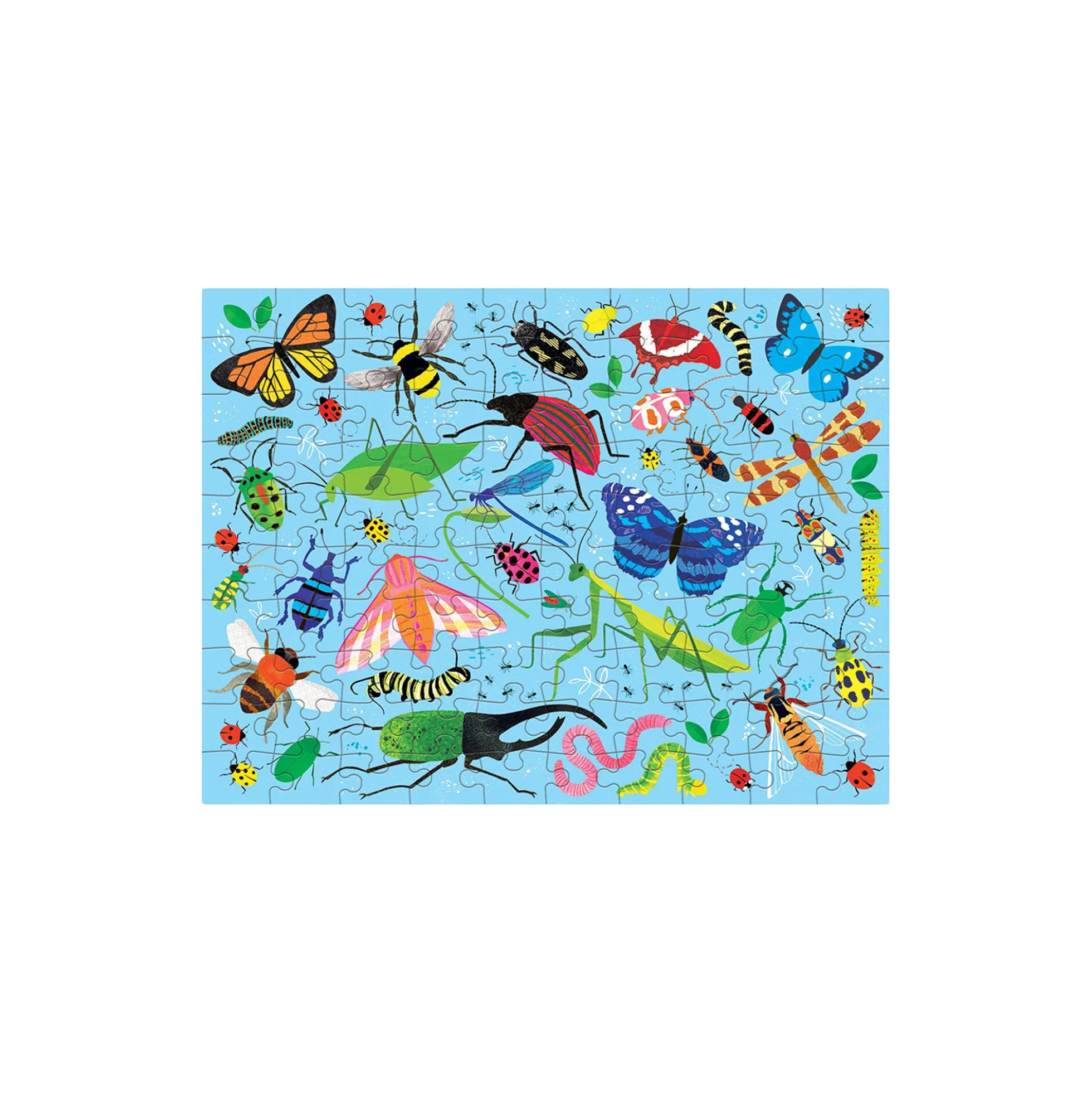 Insekter & fugle puslespil