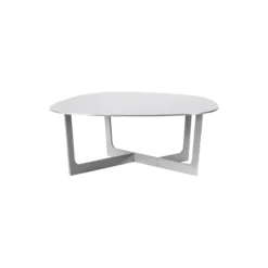 Insula sofabord, børstet aluminium