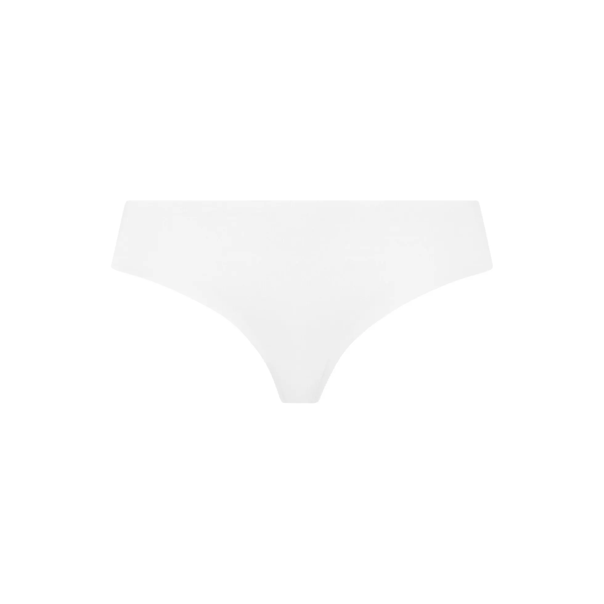 Invisible Cotton Midi Briefs, white