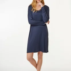 Jacqueline Longsleeved Dress, parisian night