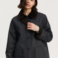 Jamie Jacket Ripstop Oilskin, antracite